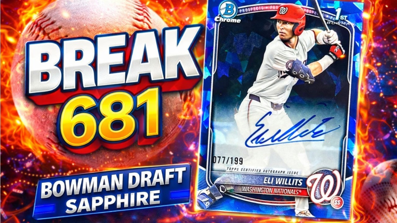 We Pulled the Chase Auto 🔥⚾ Break 681 - 2025 Bowman Draft Sapphire Break