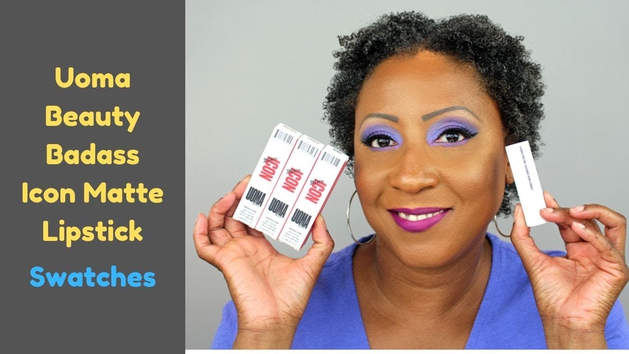 Uoma Beauty Badass Icon Matte Lipstick | Swatches