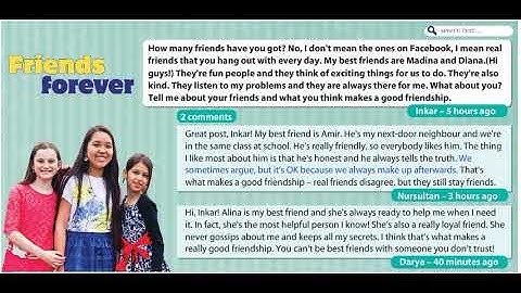 Friends forever (Text)