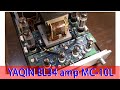 How to repair tube amplifier YAQIN EL34 PP 2, supplying power from VARIAC, check tubes w tube tester