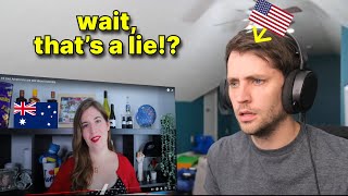 American reacts to Lies American's are told about Australia
