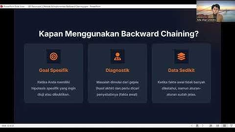 Sistem Berbasis Pengetahuan: Metode & implementasi backward chaining