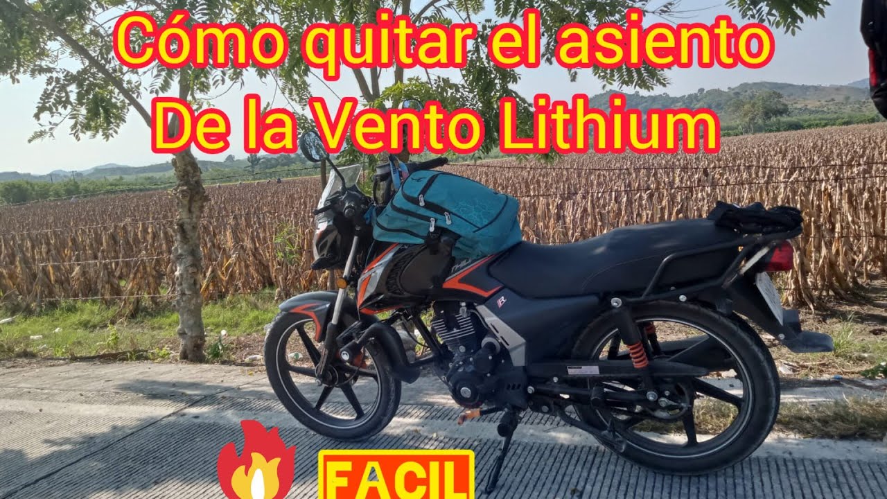 como quitar el asiento de la Vento Lithium 4.0 paso a paso