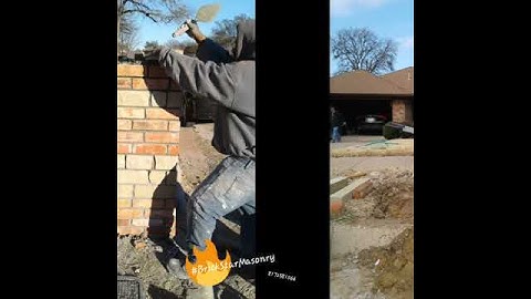 Brick and Stone Mailbox