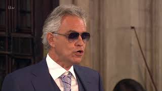 Andrea Bocelli &amp; the Royal Philharmonic Orchestra- Panis Angelicus - Royal Wedding - 12th Oct 2018