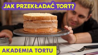 🎂 Jak PRZEKŁADAĆ TORT? 🎂 #1 Akademia Tortu - podstawy | Słodka Tuba