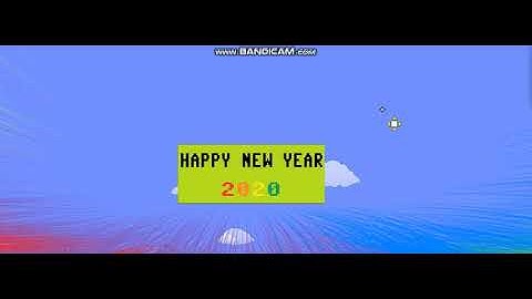 Happy new year!!!!!! 2020 GIANT FIREWORK EVER!!! | Algodoo