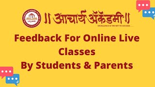 Student's & Parent's Feedback for Online Live Classes screenshot 1