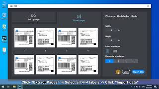 How to crop and print Amazon 4x4 and 4x6 shipping label with Labelife？