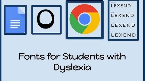 Lexend and Open Dyslexia Fonts