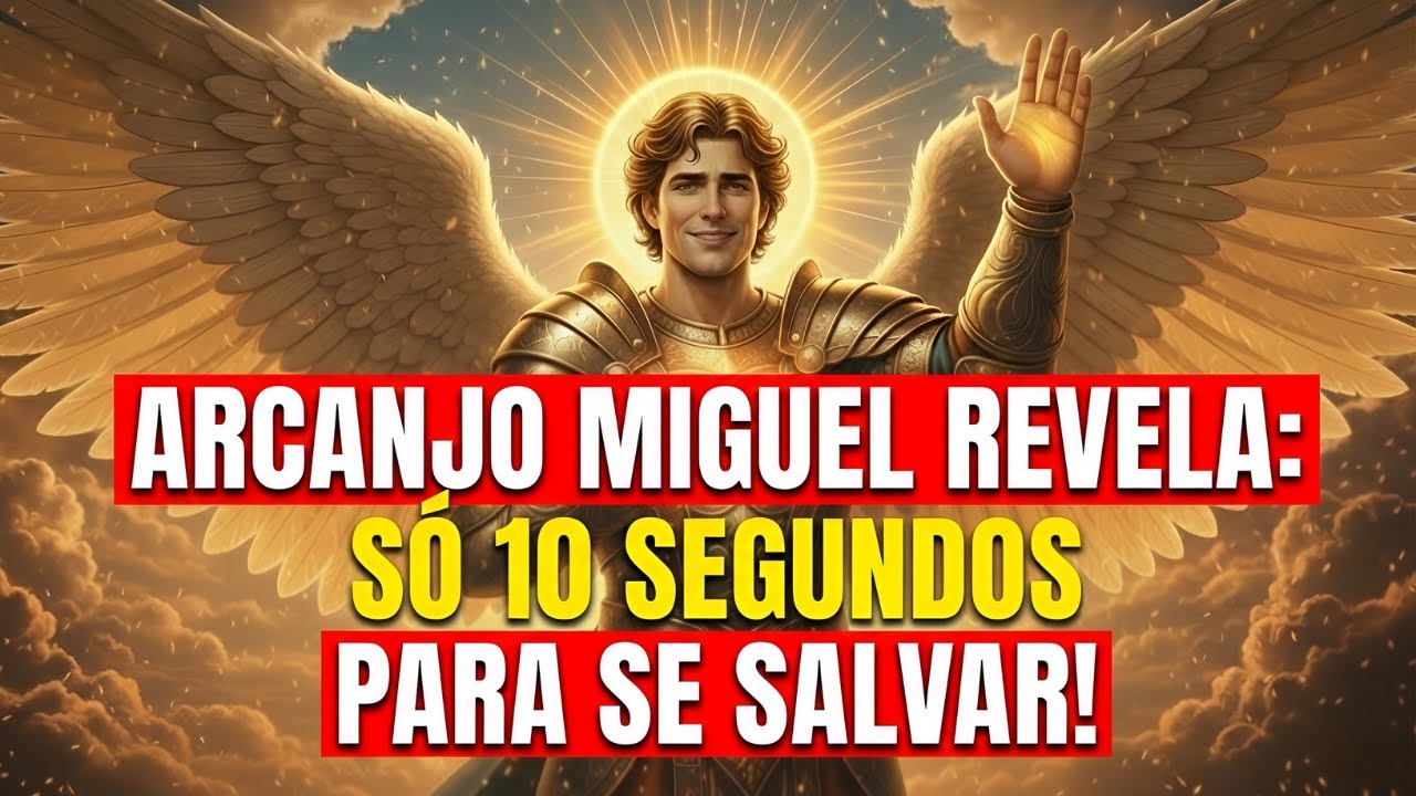 🔥 ARCANJO MIGUEL REVELA: Você tem SÓ 10 SEGUNDOS para SALVAR a sua vida!
