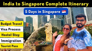5 Days in Singapore - Itinerary With Cost | India to Singapore Travel Guide 2023 | VISA, SIM, FOREX