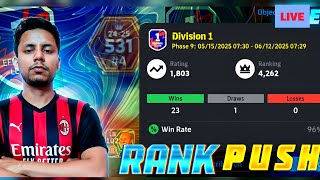 efootball live REACHING DIVISION ONE IN MEMBERS ACCOUNT 🤑