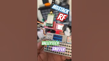 Cardputer Valleytech RF Sniffer #m5stack #esp32 #nrf24l01 #cc1101