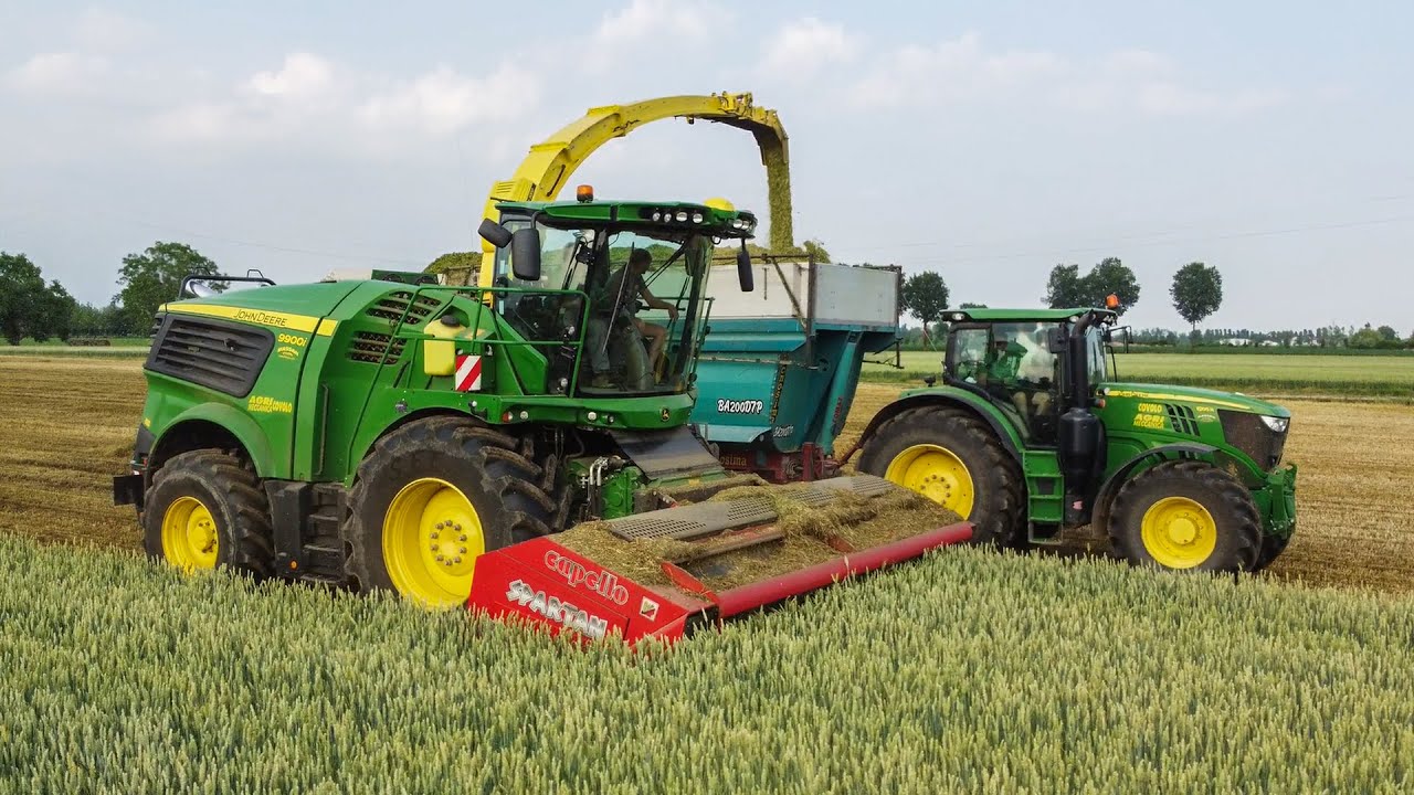 John Deere 9900i + Capello Spartan 520 | Wheat harvest | Agrimeccanica Covolo