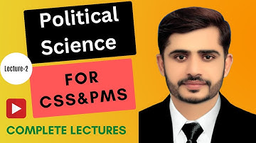 Political Science lectures for CSS & PMS | Political Science: Meaning, Nature, Scope