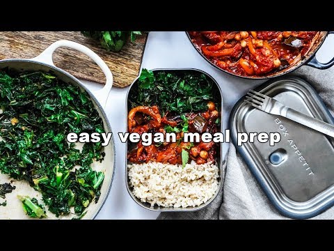 EASY VEGAN MEAL PREP IDEAS {4 days with measurements}