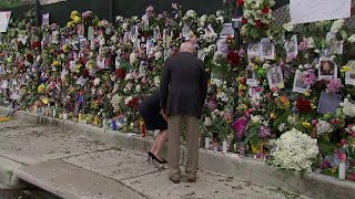 WATCH: President Biden, First Lady Visit Surfside Memorial To Pay Respects