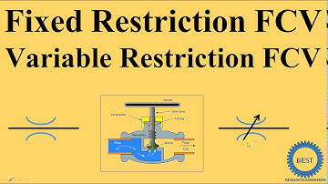 Fixed Restriction FCV & Variable Restriction FCV - Flow Control Valve