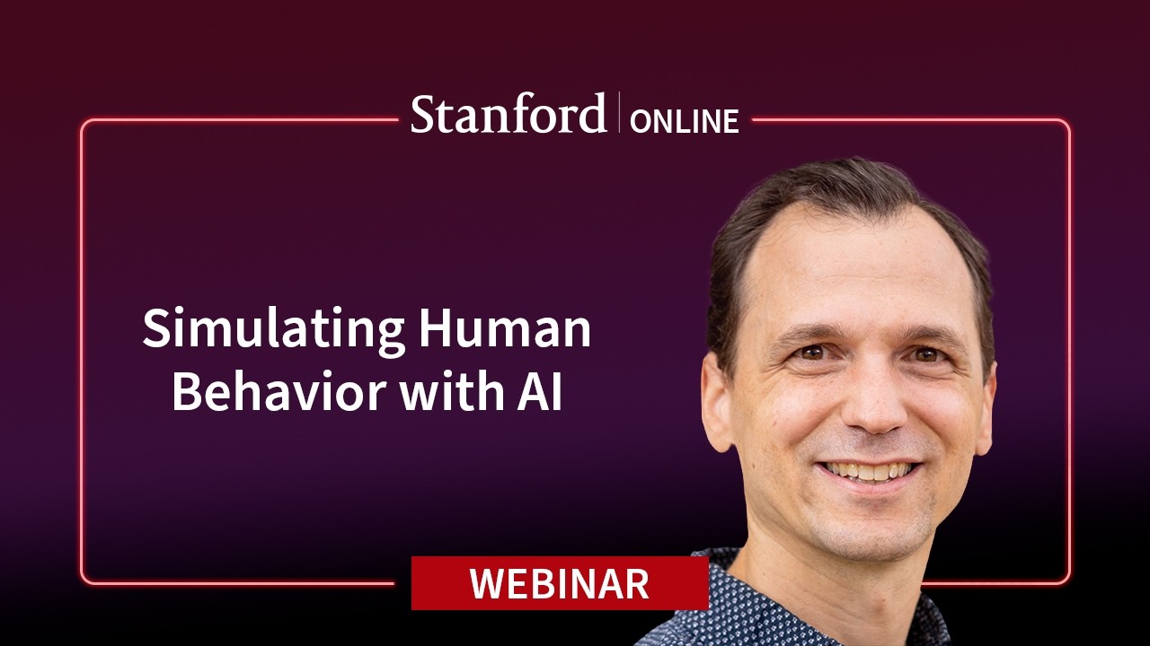 Webinar: AI Agent Simulation of Human Behavior with Michael Bernstein thumbnail