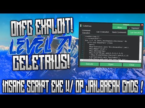 Omfg Fire Asf Roblox Hack Exploit Celetrius Insane Script Exe W Jailbreak Cmds Working Youtube - hack exe roblox