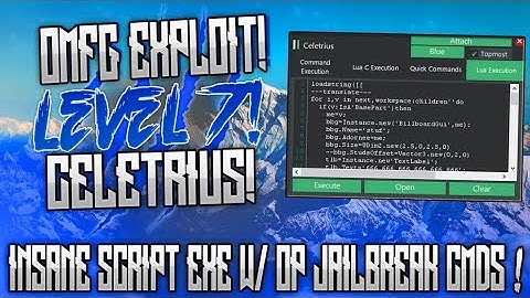 [OMFG]✅FIRE ASF ROBLOX HACK/EXPLOIT!✅| CELETRIUS ! | INSANE SCRIPT EXE W/ JAILBREAK CMDS! (WORKING!)
