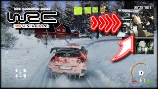 Citroën C3 WRC Rally Sweden Epic stage / WRC Generations Wheel + Handbrake Thrustmaster PS5 PC
