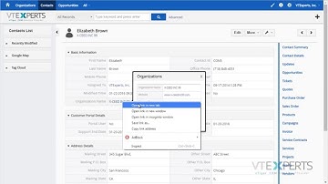 VTiger Related Record Update (Workflow)