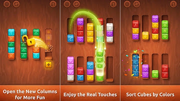Colorwood Sort Puzzle Game - Gameplay (by Burny Games)