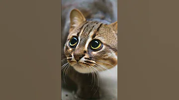 Крошечная хищность🐱 Самая мелкая из семейства кошачьих Ржавая кошка