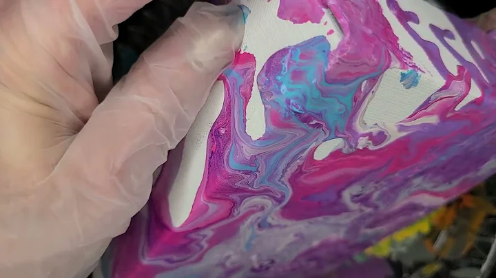 Acrylic paint cup pour for all ages!