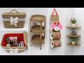 Useful Space Saving Ideas from Reuse Waste Material | Jute Craft Ideas