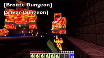 Minecraft - Aether Mod! Gold Dungeon Boss Fight