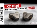 Вакуумные наушники KZ Audio DQ6 BLACK without mic