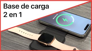 Base de carga doble MagSafe 🔋 Carga tu iPhone y Apple Watch ⌚️¡Es perfecta para viajes! ✈️ by K-tuin, tiendas Apple 2,023 views 4 months ago 1 minute, 30 seconds