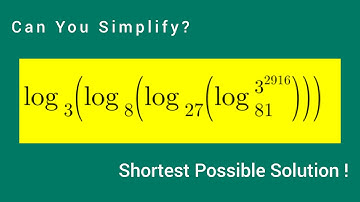 An Interesting Logarithmic Simplification Problem / Math Olympiad/SAT/GRE/GMAT/CBSE #exam, #maths,
