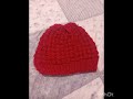 Beautiful knitted cap for one year baby