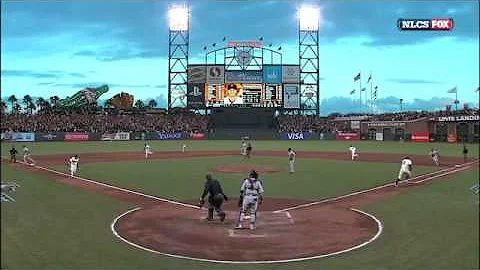 2012/10/22 Pence's two-run double