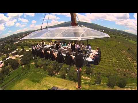 Dinner in the Sky Teotihuacan - YouTube