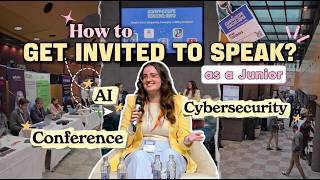 I Spoke at a Tech Conference as a Junior in AI Cybersecurity (Here's How You Can Too)