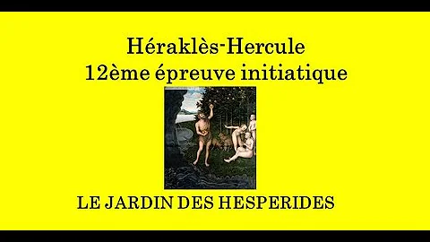 Quelle est la particularité du jardin des Hespérides ?