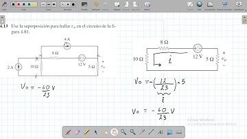 Solucionario, Fundamentos de circuitos eléctricos sadiku, ejercicio 4,13