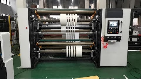 Narrow Bobbin Slitting Rewinding Machine For Cigarette Tipping Paper Converting