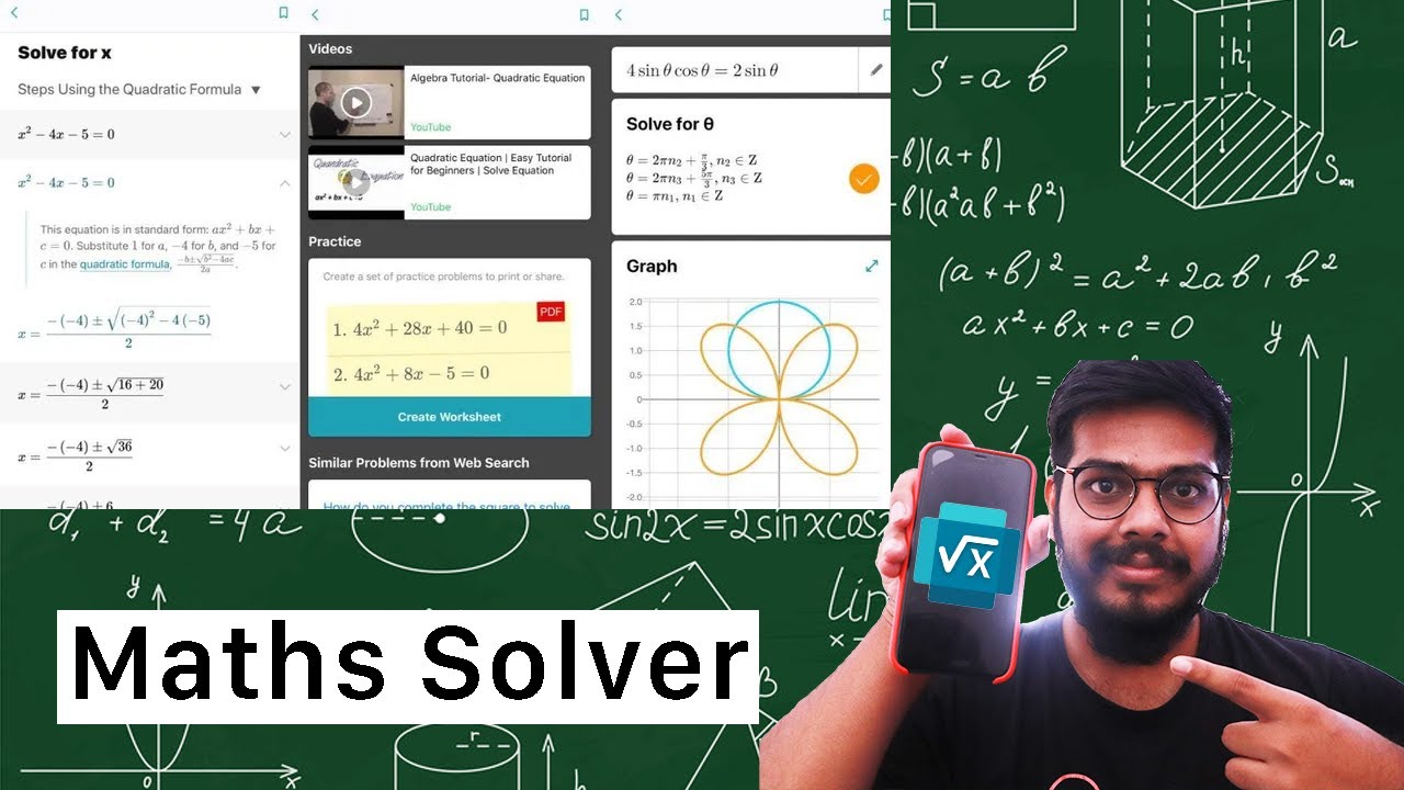 Mathsolver. Microsoft Maths. Math Solver. Microsoft Mathematics. App Note for solving Maths.