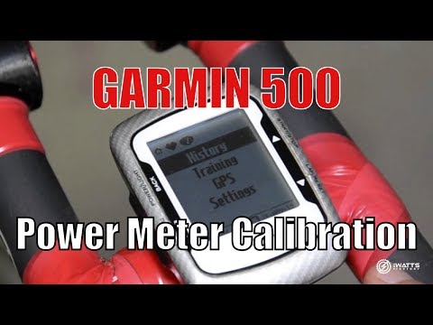 kalk Dalset Pol Calibrating the Power Meter - Garmin Edge 500 - YouTube