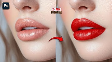 Create Realistic Lipstick in Photoshop | Change Lip color Photoshop | Photoshop Tutorial