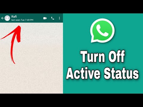 How to Turn Off Active Status on WhatsApp.