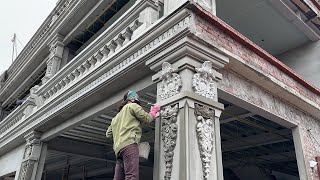 Amazing Techniques Construction Concrete Columns With Sand & Cement