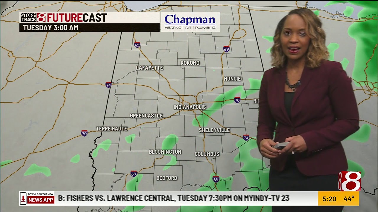 Monday evening weather forecast - YouTube