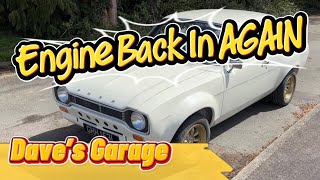 Putting the ST170 Engine back in